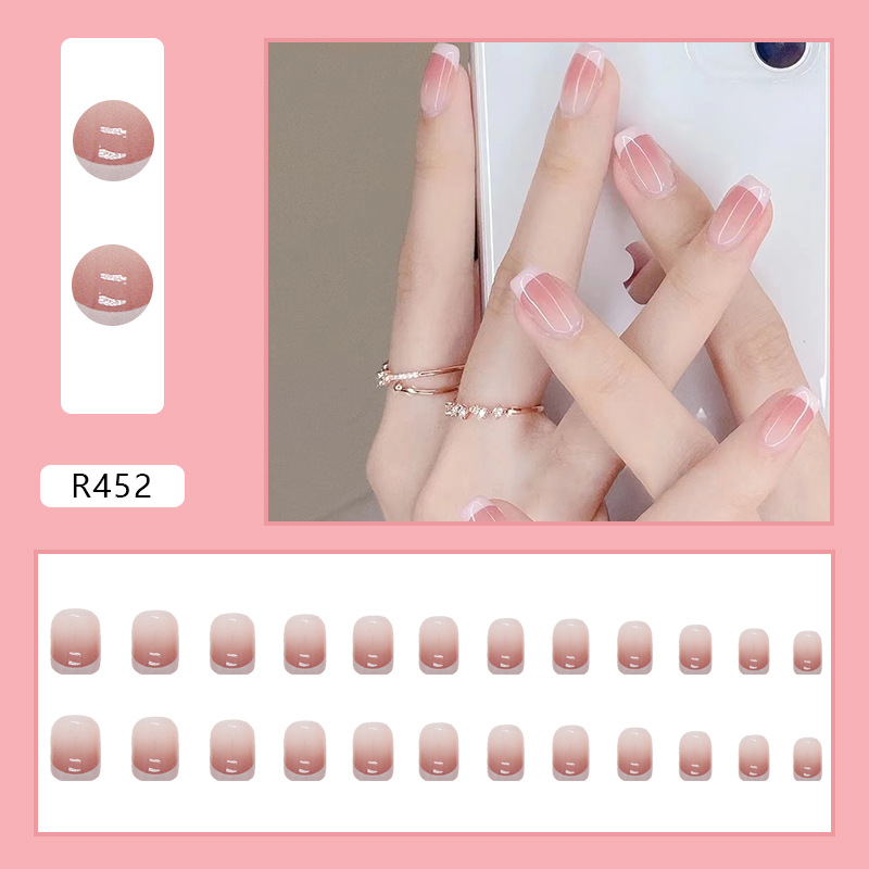 Set 24 móng tay giả làm nail AKa Store [R401-500]