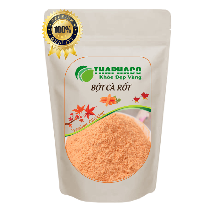Bột củ cà rốt 100g uống làm đẹp dưỡng da thaphaco