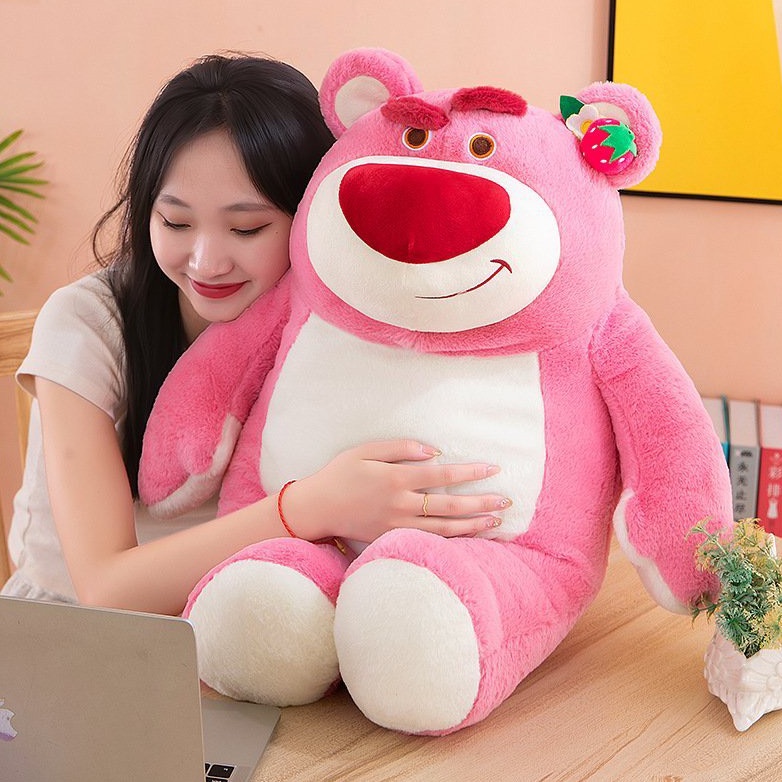 GẤU BÔNG DÂU LOSTO NGỒI MÙI THƠM DÂU