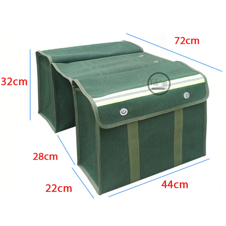Túi vải vuông đựng đồ treo hông xe máy TH01