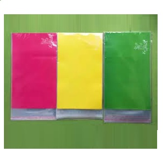 Combo 10 tờ giấy bao tập màu