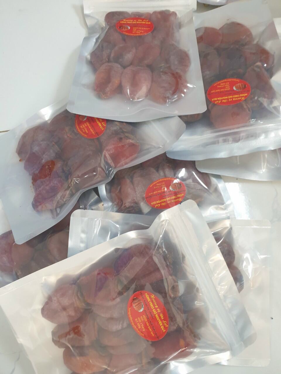 HỒNG CHÉN SẤY DẺO ĐÀ LẠT( 2TÚI 1KÝ)