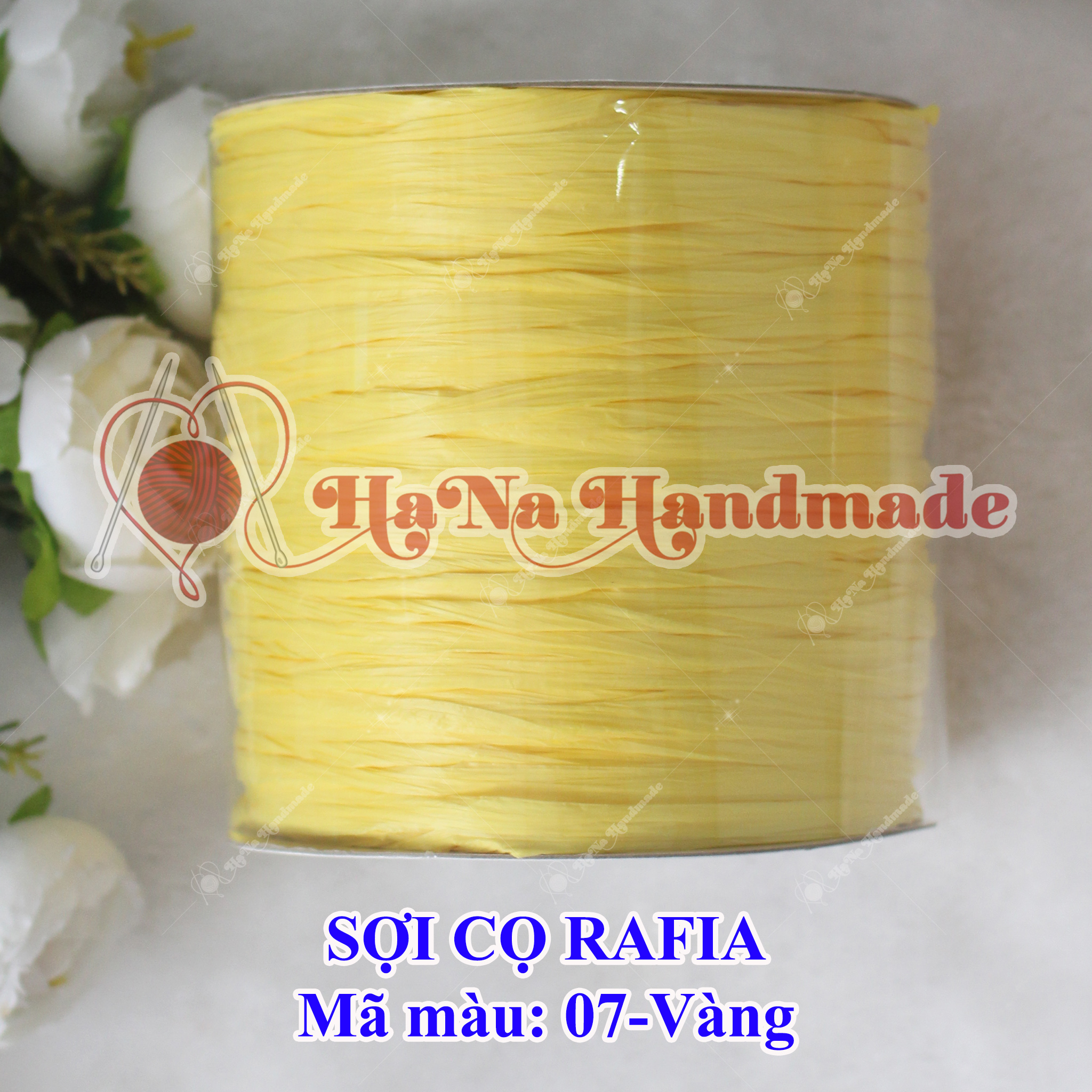 Sợi cọ raffia / sợi cọ đan móc 139k/ cuộn