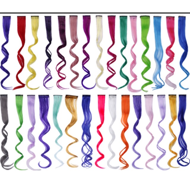 Tép line tóc xoăn - đủ màu sắc