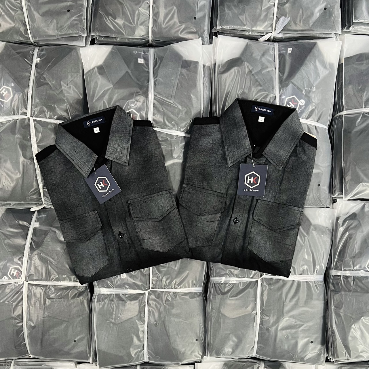 Áo sơ mi nam tay ngắn phối loang sang trọng mẫu mới DVFASHION chất nỉ cao cấp giá rẻ