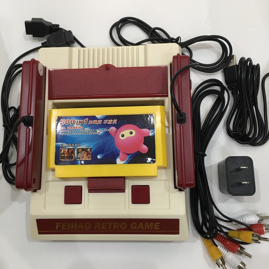 Máy chơi game điện tử 4 nút có sẵn 1000 game