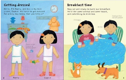 Usborne Sticker Book - My day