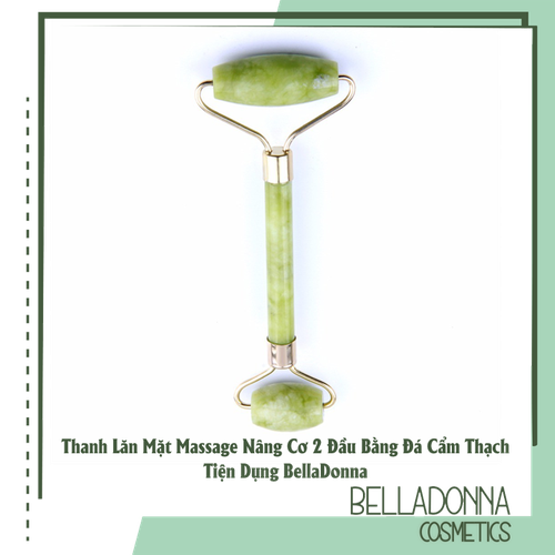 [HCM][ HCM ] Thanh Lăn Mặt Massage Nâng Cơ 2 Đầu Bằng Đá Cẩm Thạch Tiện Dụng BellaDonna