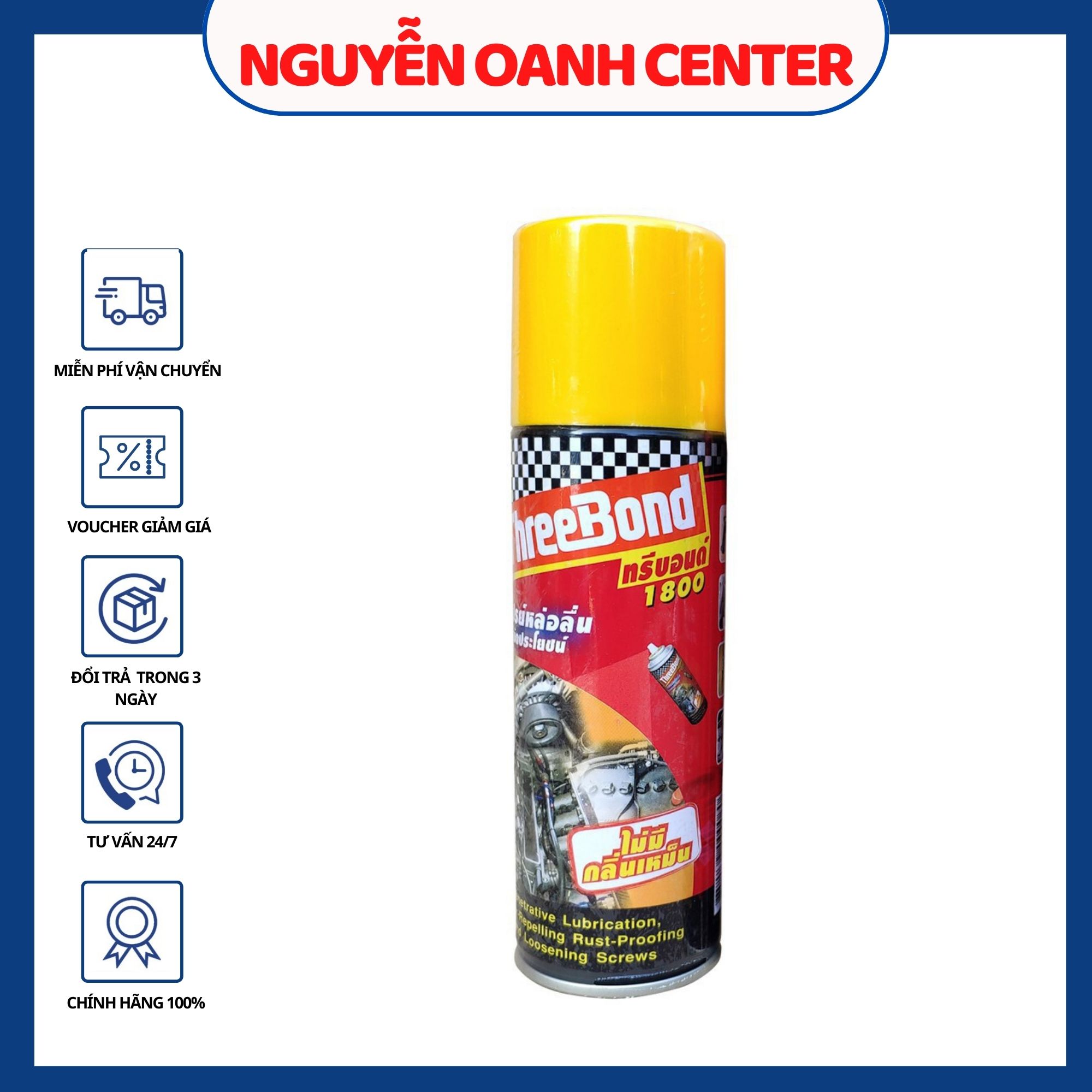 Chai chống sét phá sét vệ sinh sên Threebond 400ml