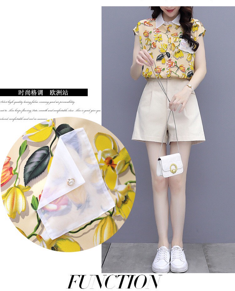 ÁO KIỂU SƠ MI HOA LỤA MAGO CAO CẤP💕𝑭𝑹𝑬𝑬𝑺𝑯𝑰𝑷💕[Giá gốc tận xưởng] ÁO KIỂU NỮ CÔNG SỞ