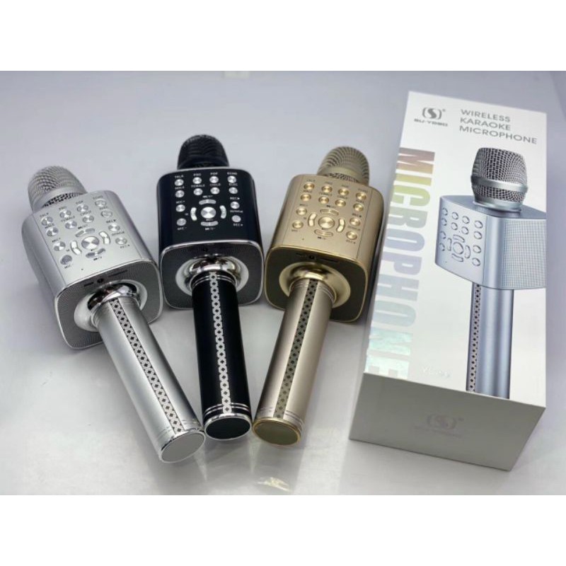 [HCM]Mic hát Karaoke Bluetooth Micro Bluetooth Hát Karaoke Không Dây Micro Karaoke bluetooth cao cấp YS 96 Nghe Nhạc Cực Hay Âm Bass Cực ĐỈnh Mic Bắt Giọng Rất Tốt Hỗ Trợ Kết Nối USB Thẻ Nhớ Cổng 3.5 Nhiều Màu Sắc BH 1 đổi 1.
