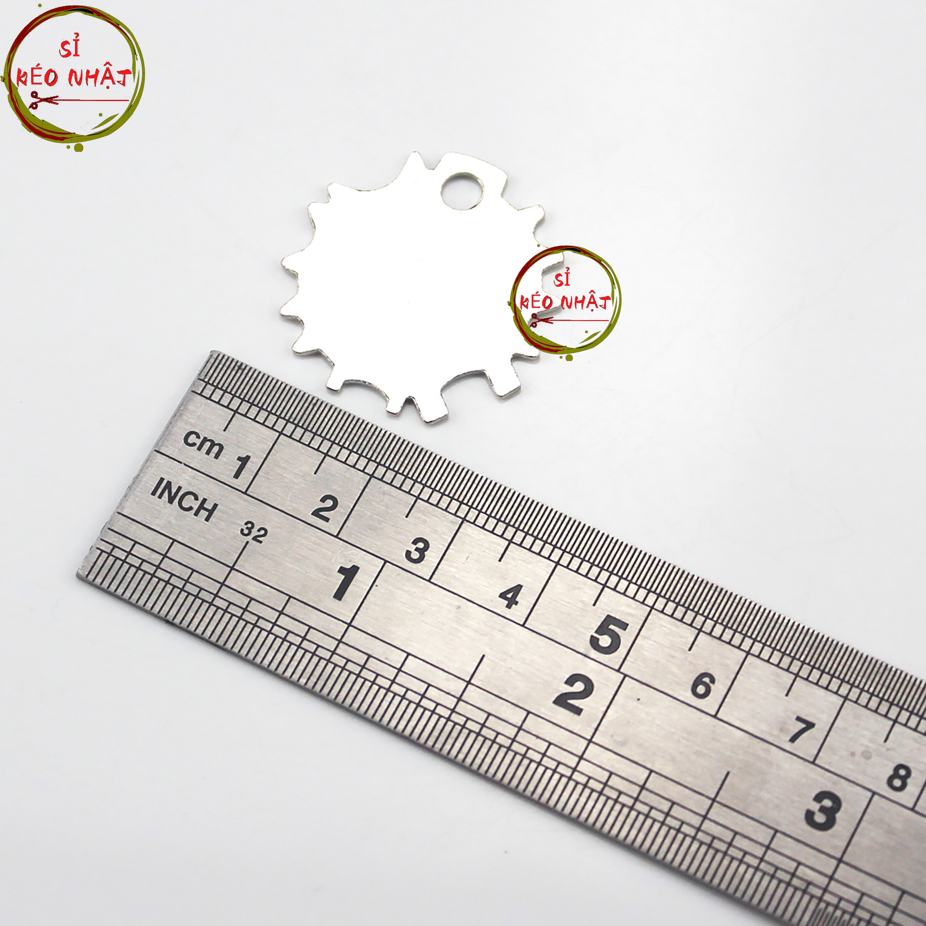 Dụng cụ chỉnh kéo cắt tóc tại nhà [Màu trắng chủng loại inox]