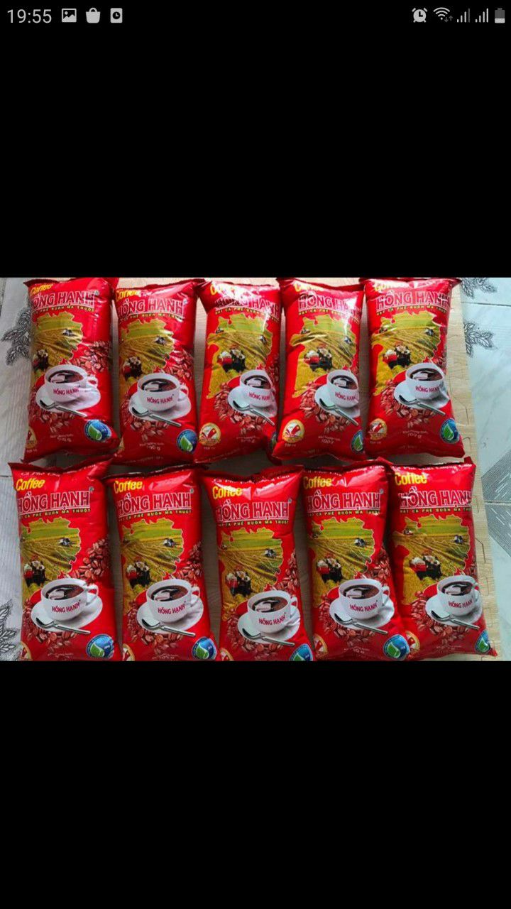 CÀ PHÊ HỒNG HẠNH MÀU ĐỎ GÓI 500G
