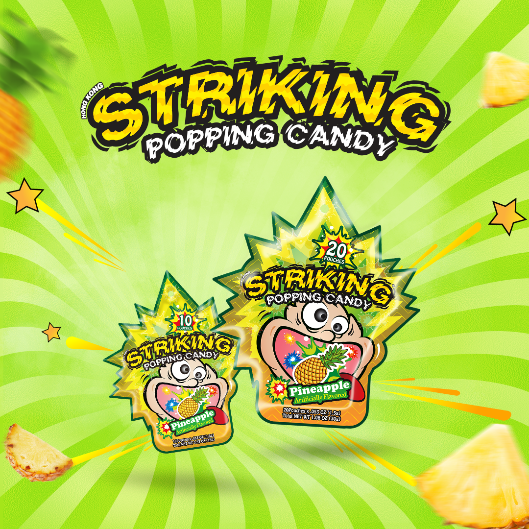 Striking Popping Candy Pineapple