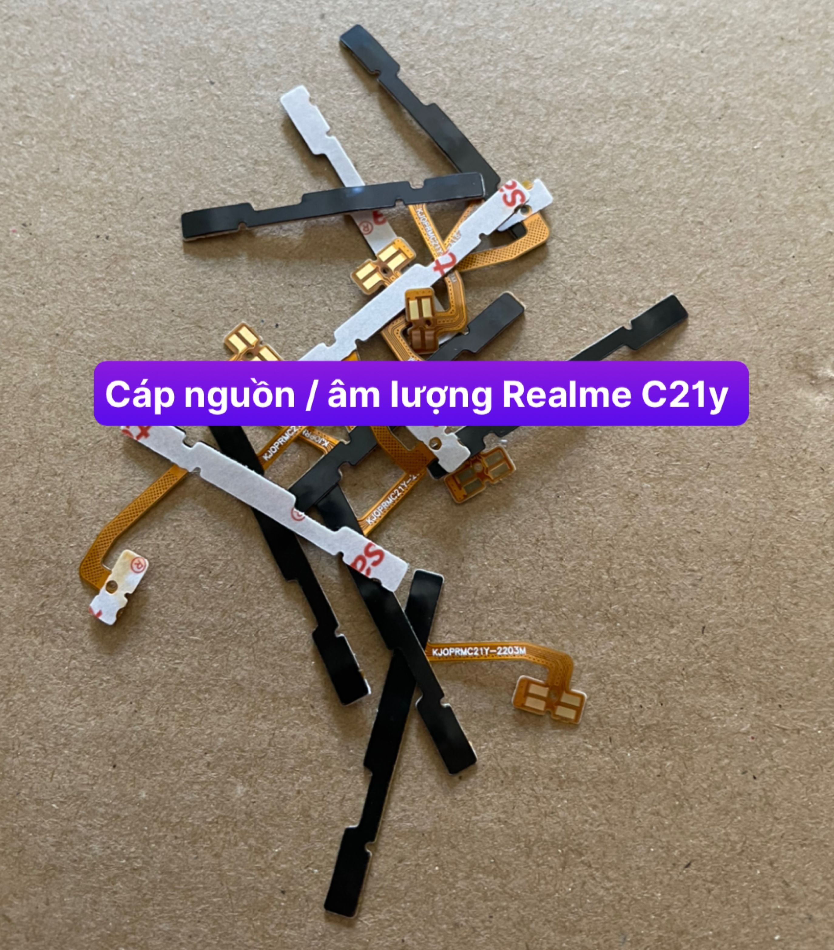 cáp nguồn / cáp âm lượng Realme C21y / C25y lắp chung