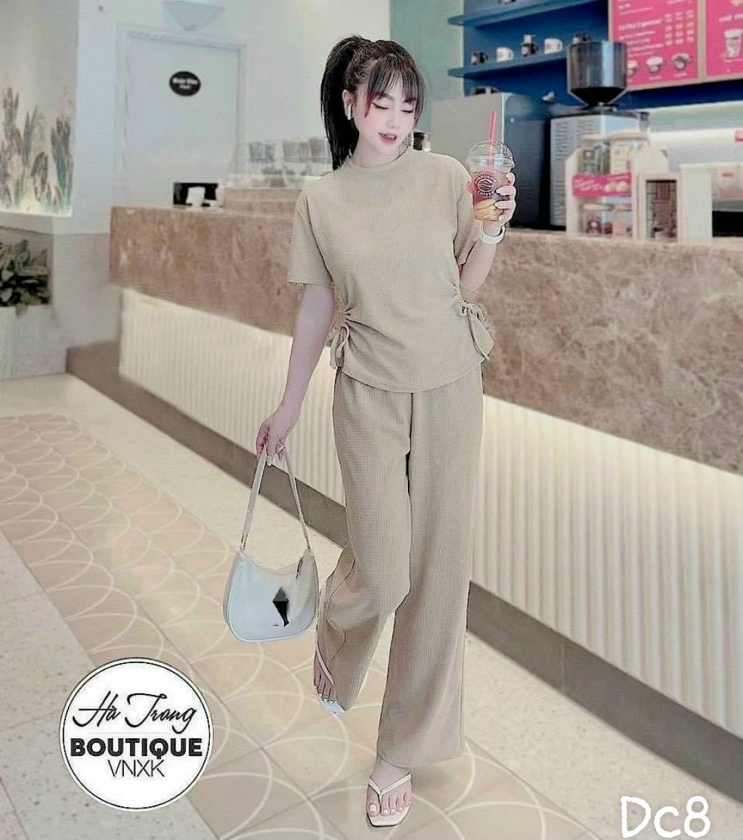 sét bộ thun gân đủ màu sang chảnh ld22