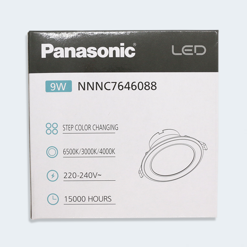 Đèn âm trần Downlight ĐỔI MÀU 9W Panasonic