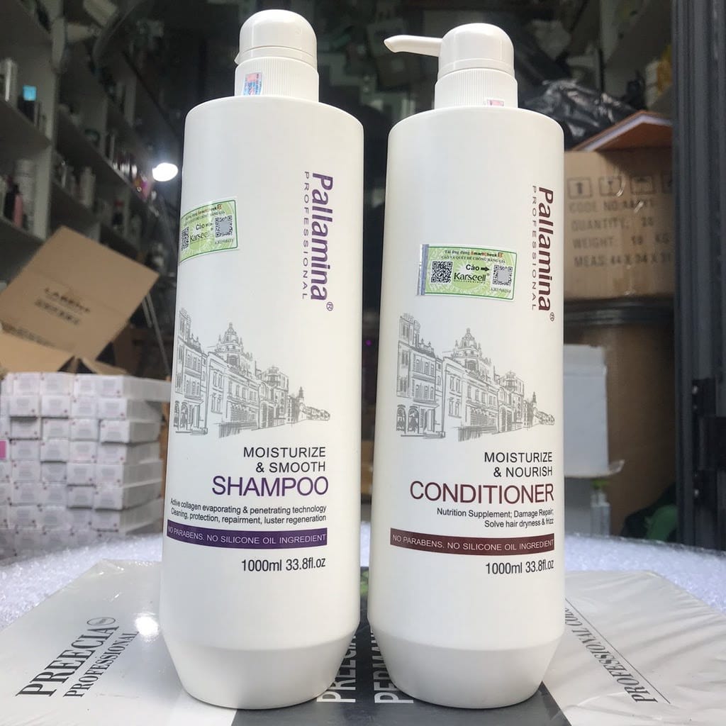 Pallamina Moisturize & Smooth Collagen Keratin Shampoo 1000ml