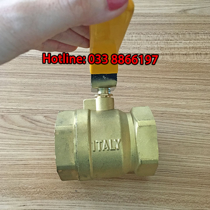 Van bi đồng tay gạt ITALY phi 60
