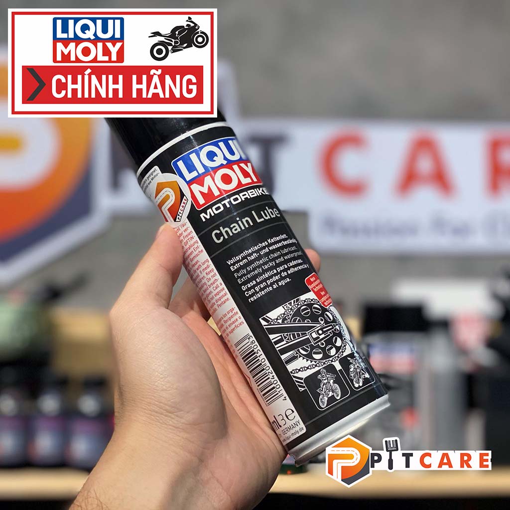 Chai xịt dưỡng sên liqui moly chain lube 1508 250ml nhỏ gọn tiện dụng
