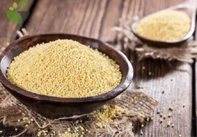 Hạt kê nếp vàng hữu cơ (Hút chân không)