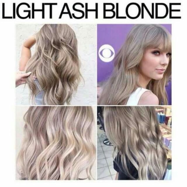 Kem Nhuộm Tóc Tại Nhà Màu Xám Khói 8.11 Light Ash Blonde Hair Color Cream