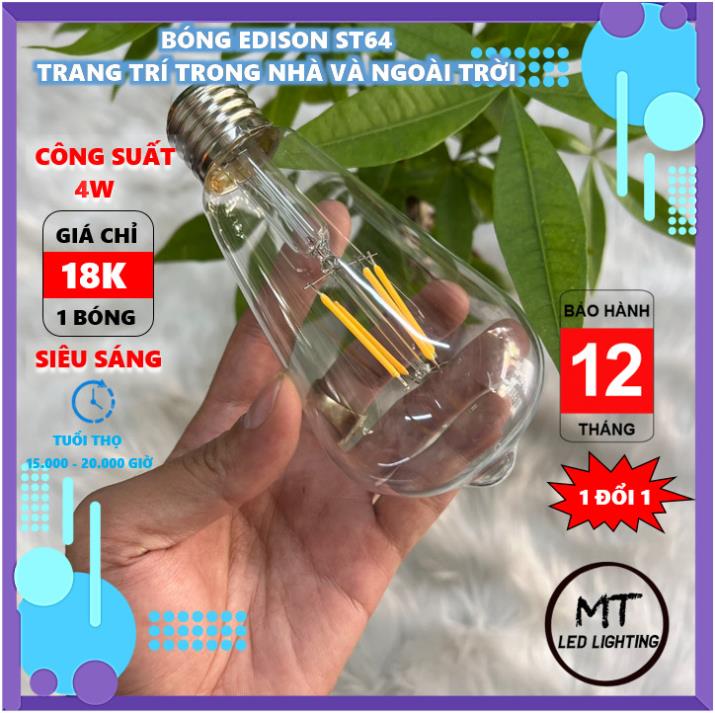 [HCM]Đèn led Edison ST64