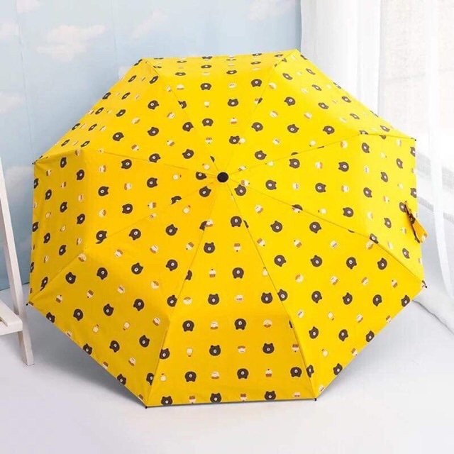 Cây dù gấp gọn hình gấu cute
