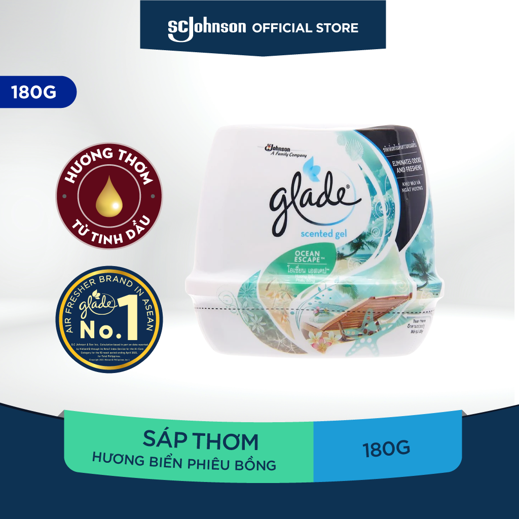 GLADE Sáp thơm hương Biển Phiêu Bồng 180G