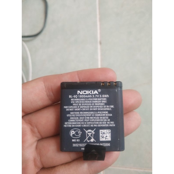 Pin điện thoại Nokia 6700c, Nokia BL-6Q - 970mAh