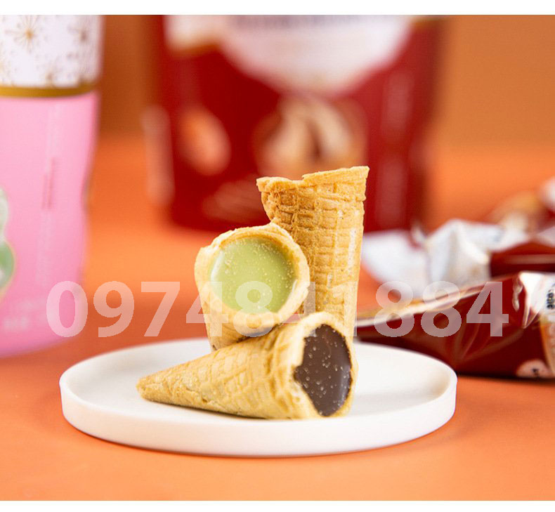 [Tết 2022]BÁNH ỐC QUẾ XÔ ICE CREAM CHOCOLATE 158G