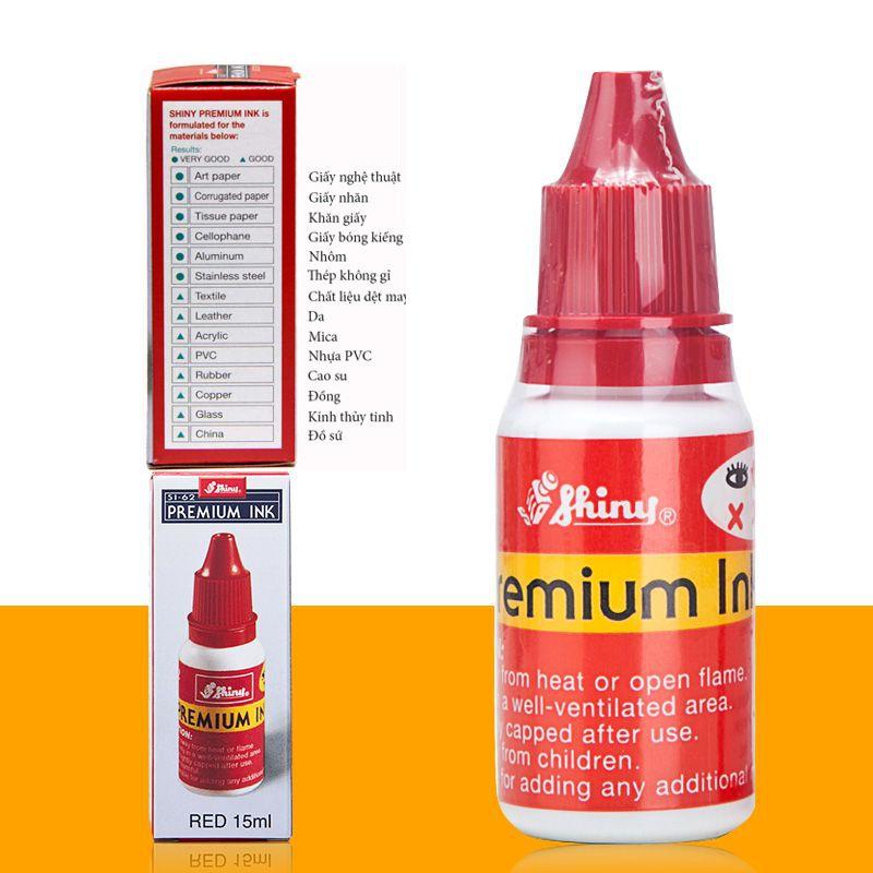 [HCM]Mực dấu chuyên dụng Shiny Premium Ink (SI-61/62/63)