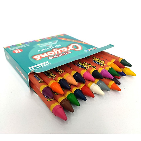 Bút Sáp 24 Màu Jumbo Crayons
