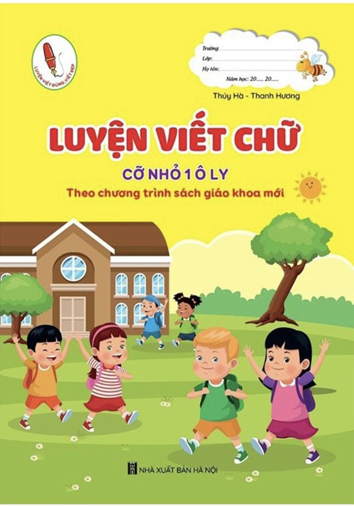 Vở tập viết chữ hoa