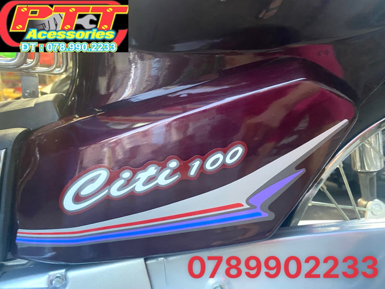BỘ CỐP XE CITI 100 DAELIM NHỰA ABS