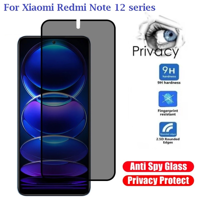 Cường lực chống nhìn trộm xiaomi redmi note 12 12 pro 12 pro+ 4g/5g