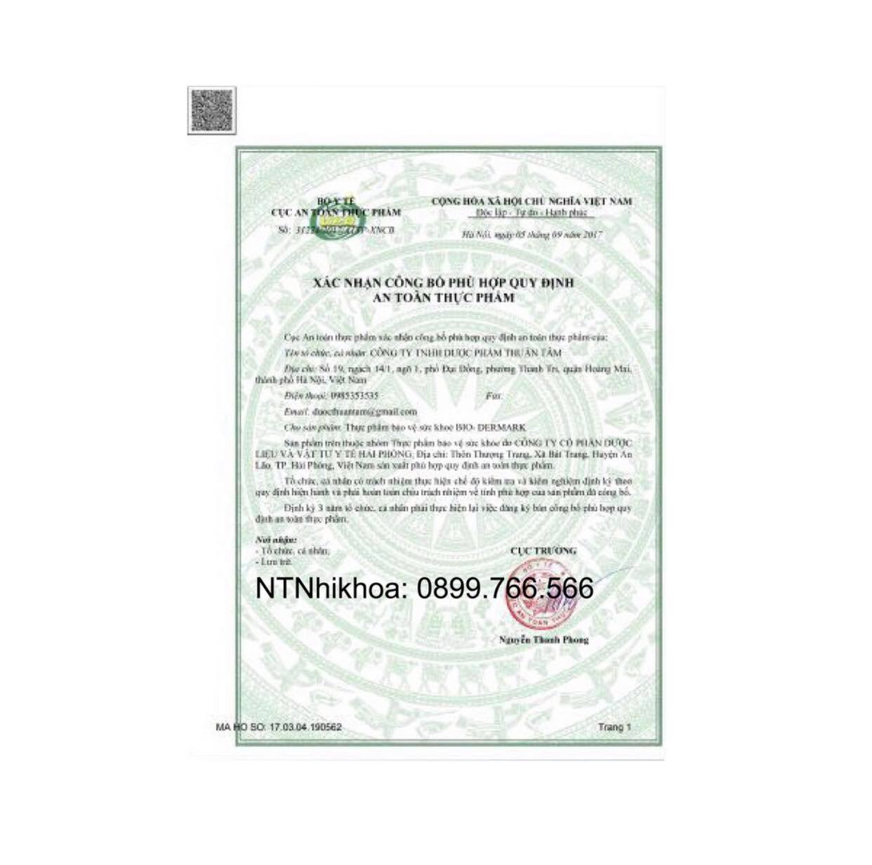 Cốm BIO-DERMARK - Giảm đầy hơi, chướng bụng, khó tiêu