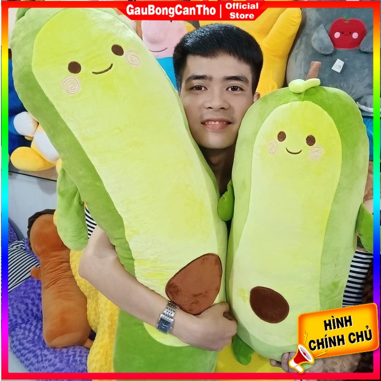 Gấu Bông Bơ - Gối Ôm Quả Bơ Mềm Mịn