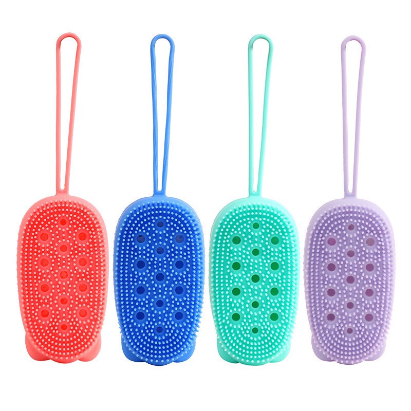 Chuột Tắm Cọ Lưng Silicon/ Bông Tắm Cọ Lưng