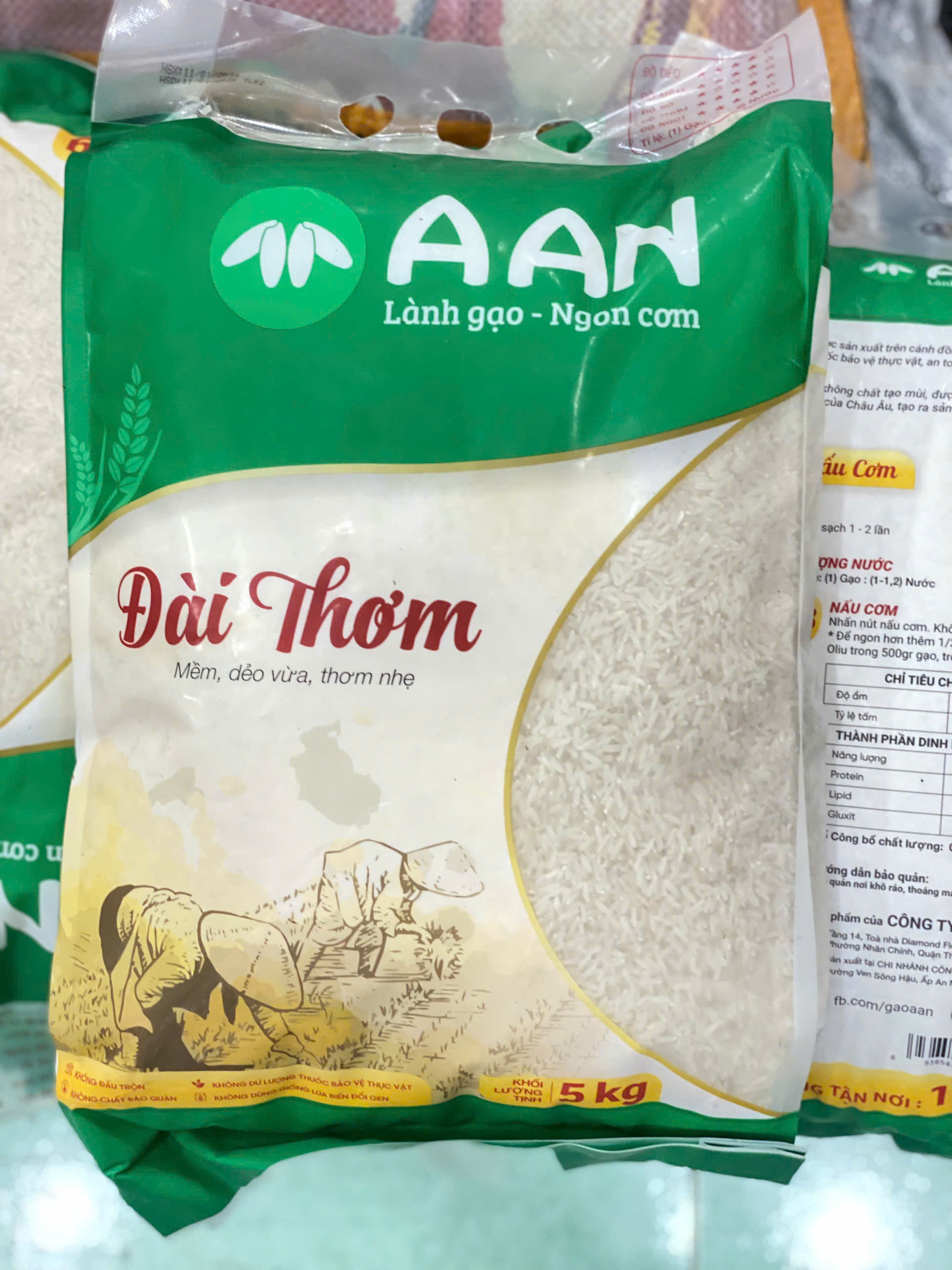 GẠO ĐAI THƠM 1 TÚI 5KG - HSD 11/1/2025