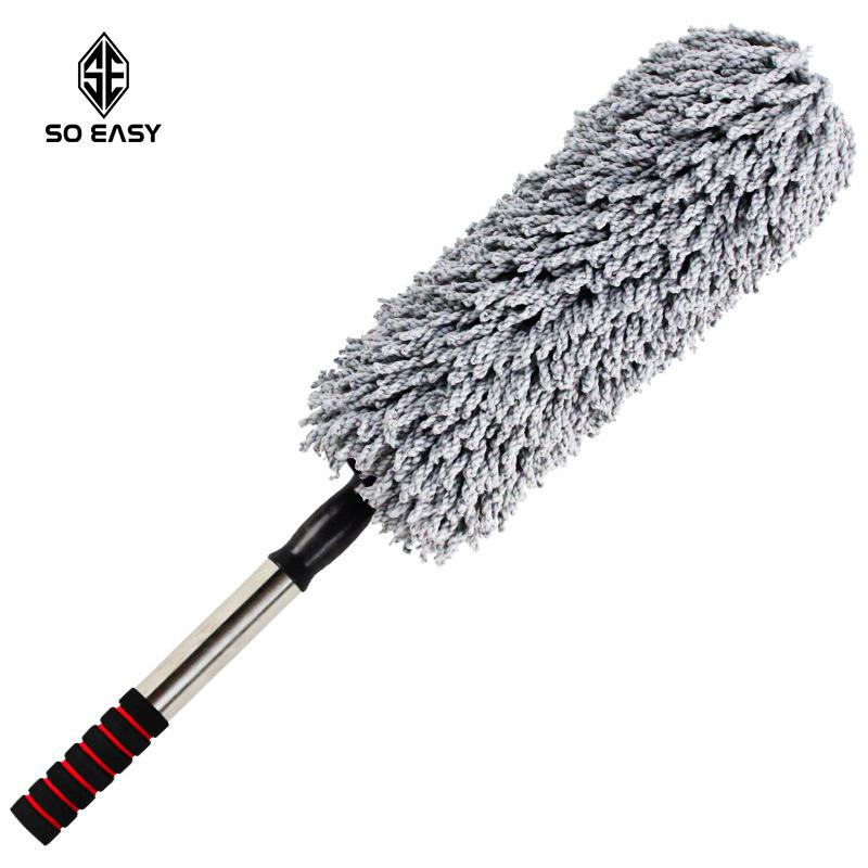 Cây chổi lau bụi bằng sợi dầu, cán...