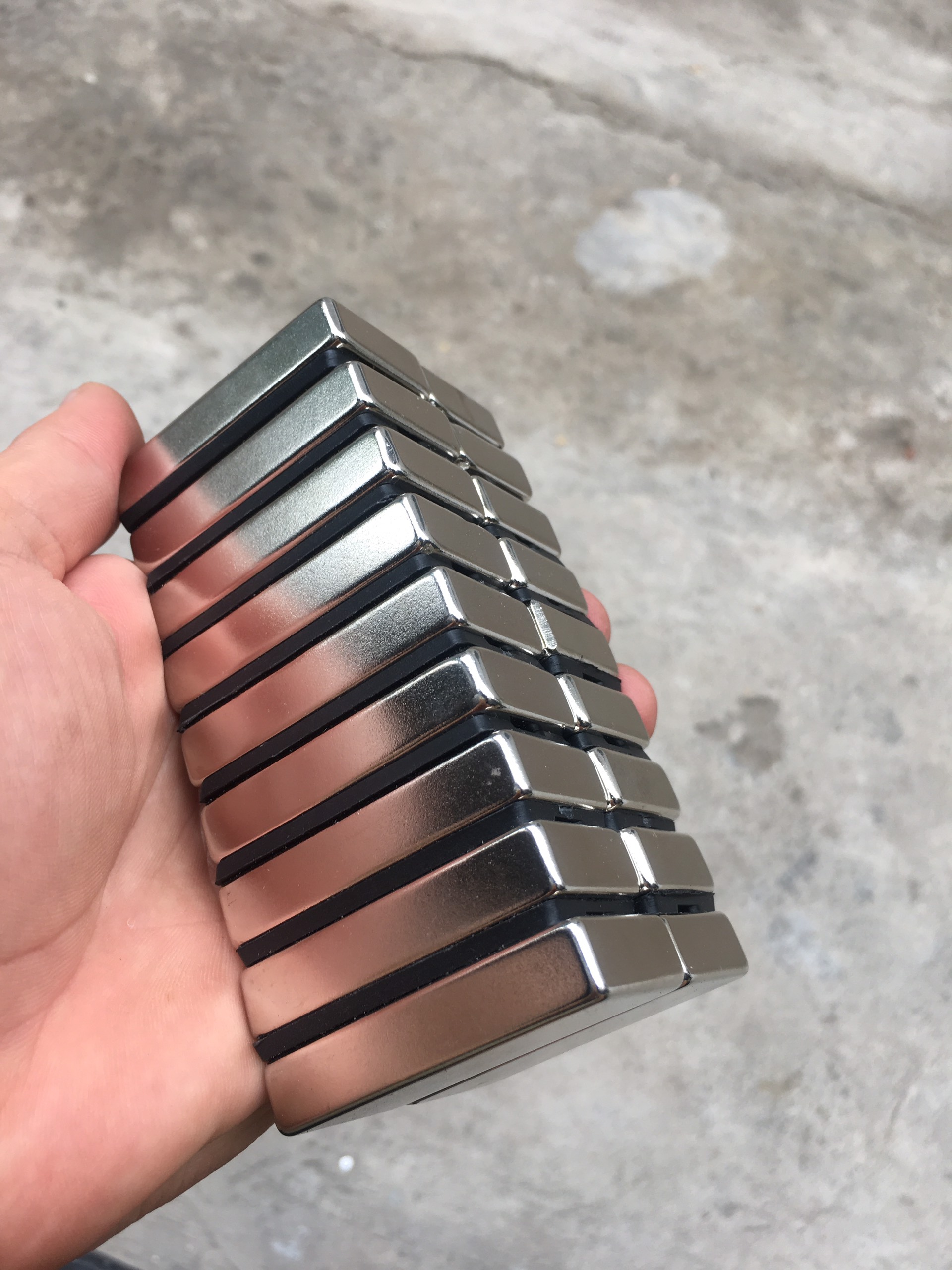 [HCM]Nam châm đất hiếm siêu mạnh 50x25x10mm