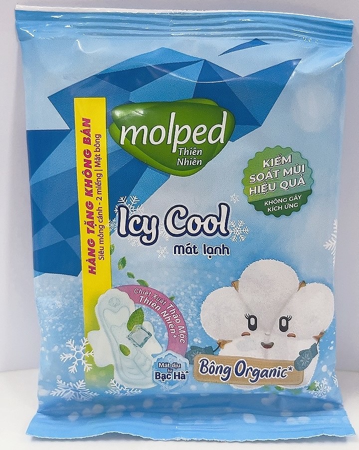 Combo 30 miếng băng vệ sinh Molped có cánh (15 gói)
