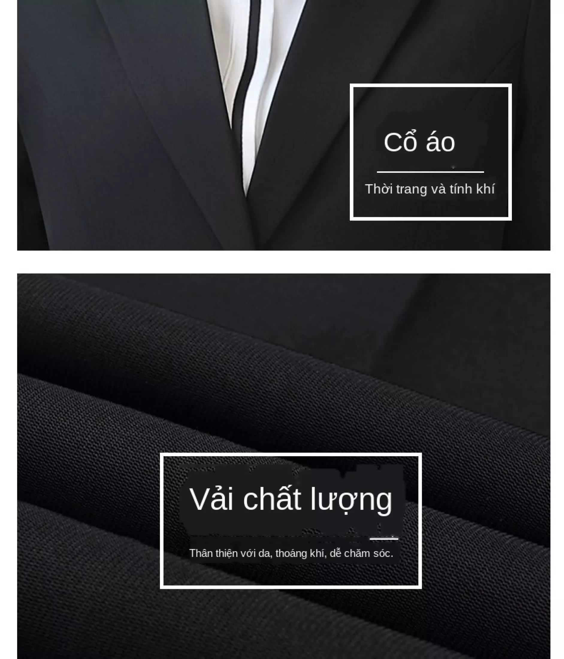 Set bộ vest công sở phong cách Hàn Quốc( không kèm áo trong)