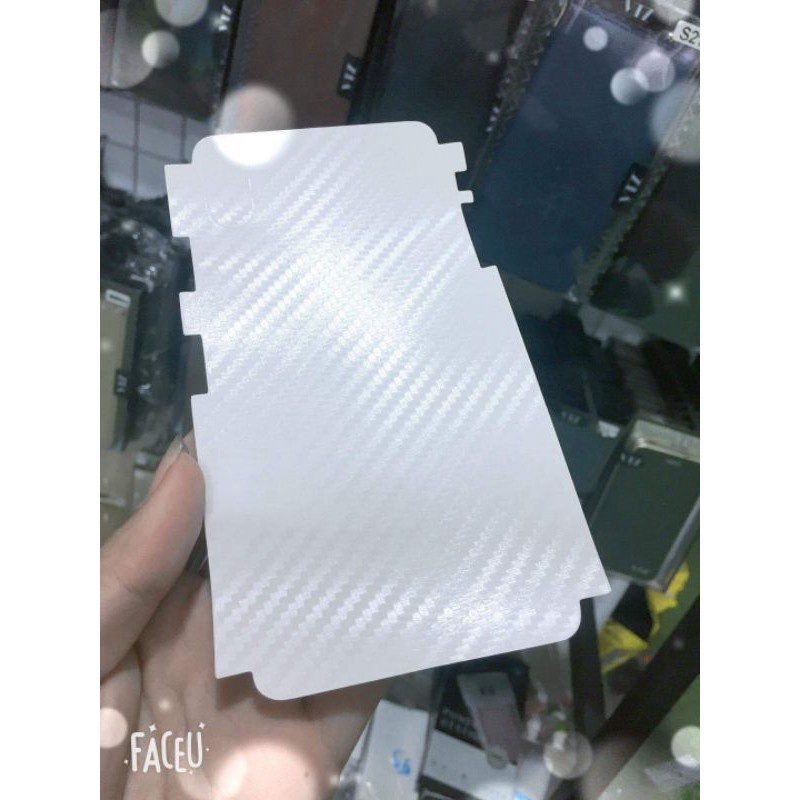Skin D&aacute;n Cacbon Full Lưng Viền Iphone ❤️