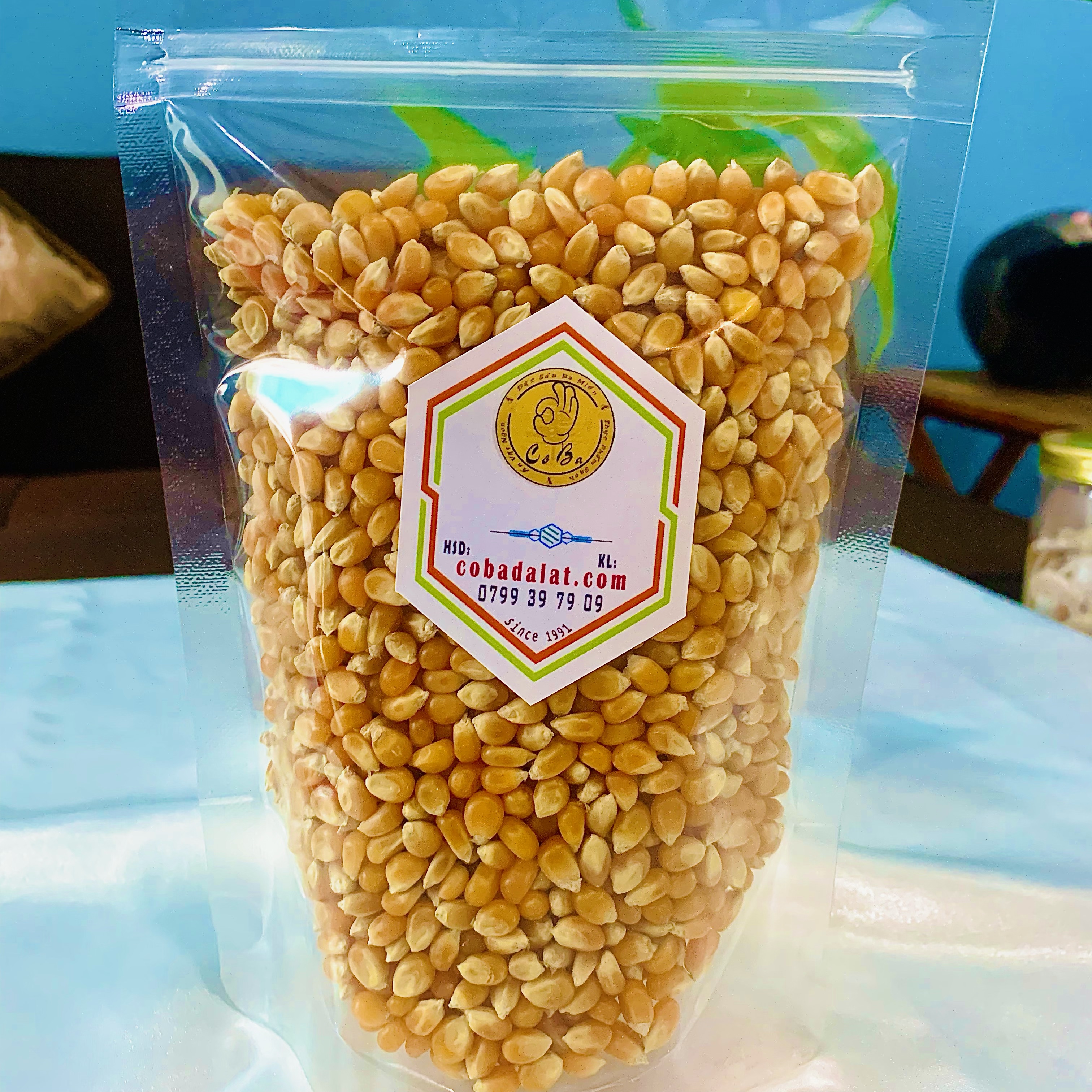 Bắp Rang Bơ Cô Ba Đà Lạt 500gram hữu cơ