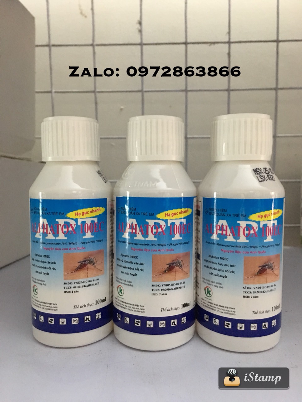 Thuốc diệt muỗi, Alphatox 100EC diệt muỗi, ruồi, kiến, gián