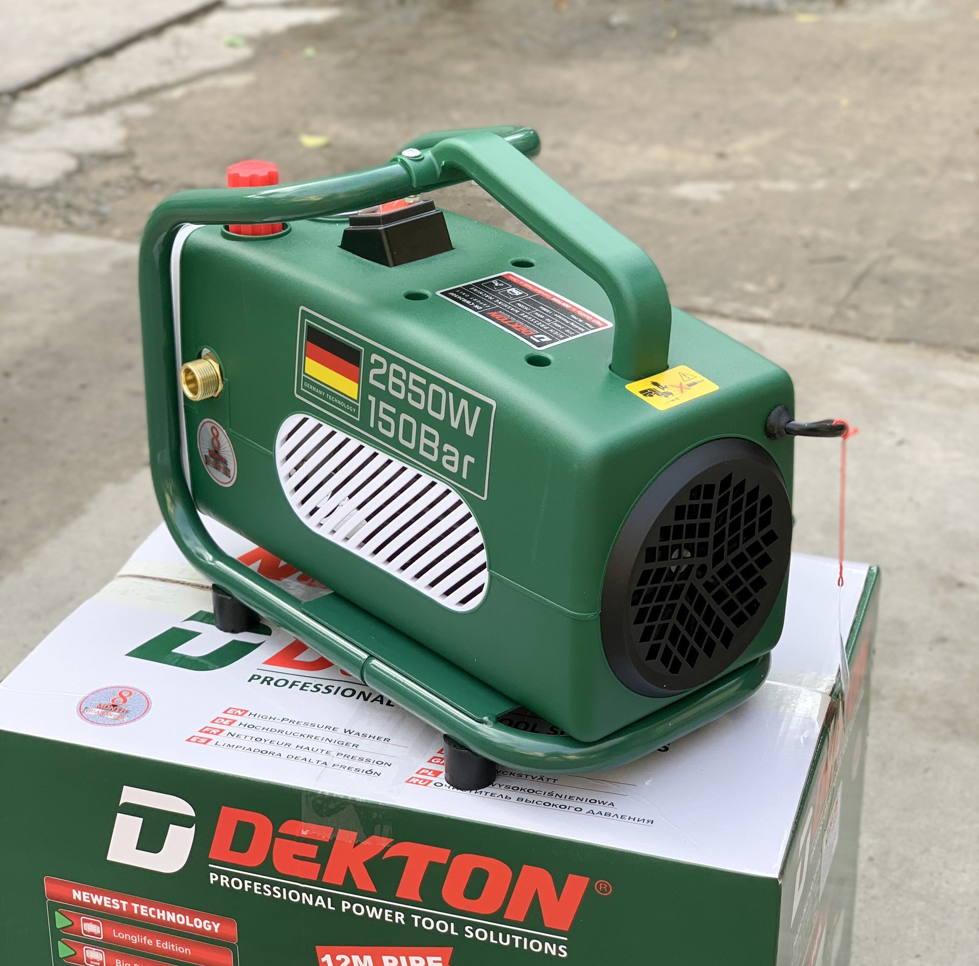 DK-CWR2650F Máy Xịt Rửa Xe Dekton - 2650W