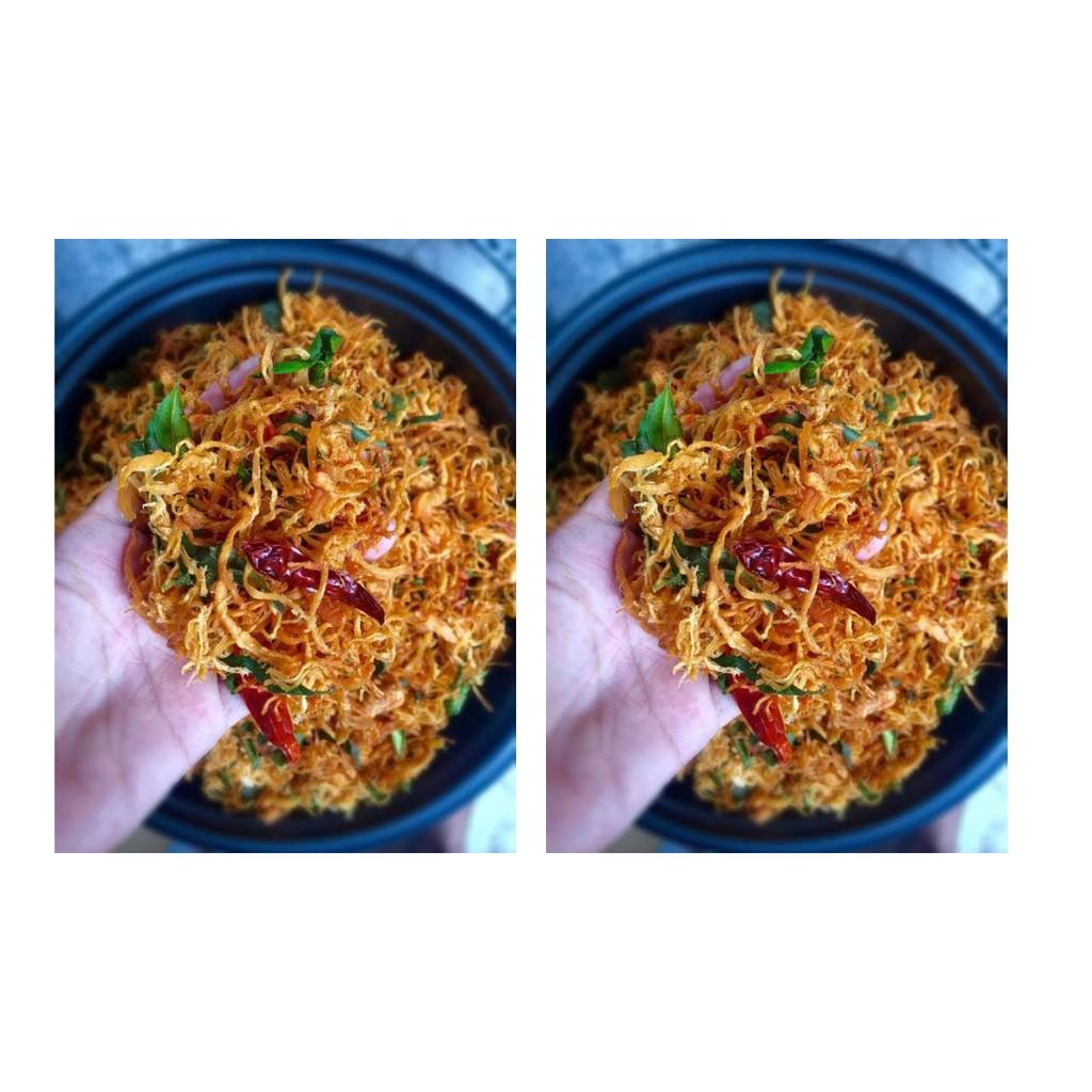 100g khô gà lá chanh cho khách thử