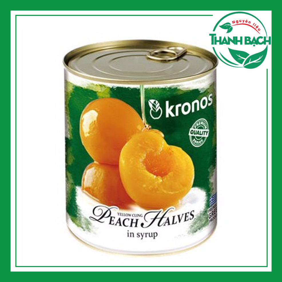 Đào Ngâm Kronos Lon 820g